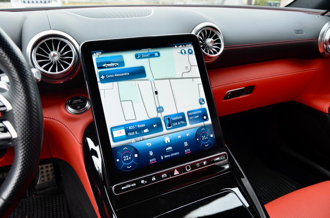 MERCEDES-BENZ SL 43 AMG PREMIUM 381cv AUT, SERVICE MERCEDES, ECCELLENTI CONDIZIONI, ASSE POST STERZANTE, DIGITAL LIGHT, BURMESTER, PERMUTE