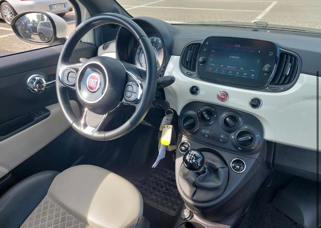 Fiat 500 1.0 Hybrid Dolcevita,Navi Pelle Tetto