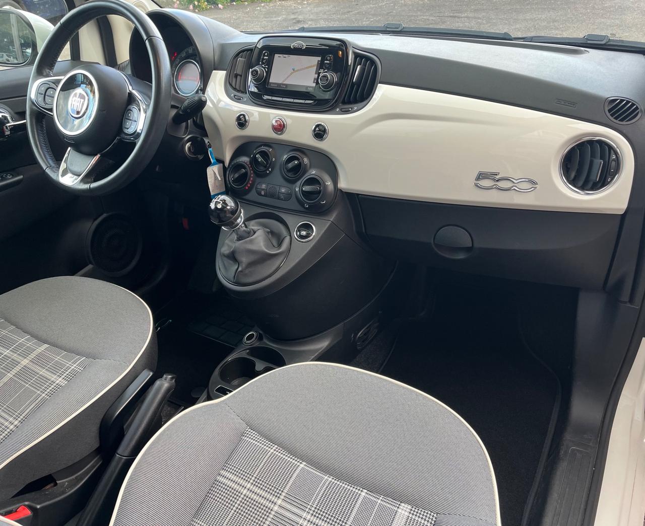 Fiat 500 1.2 Lounge-km 77500-