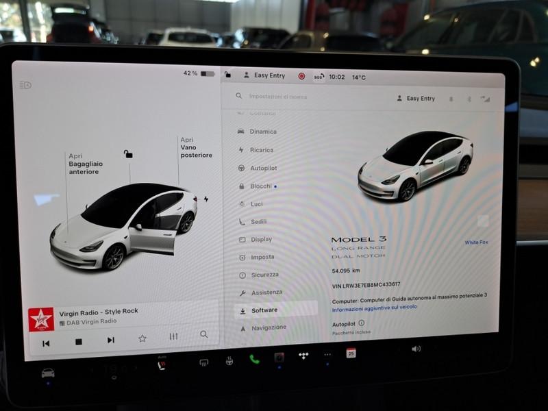TESLA MODEL 3 75 KWH LONG RANGE DUAL MOTOR AWD 4 PORTE BERLINA