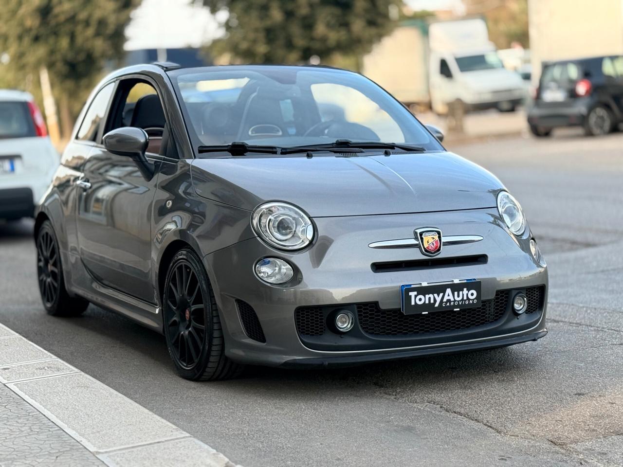 Abarth 595 595C CABRIO Competizione 160cv BLOCK SHAFT,NAVI,TELECAMERA,BLUETHOOT,USB,INTERNI IN PELLE,ANDROID AU
