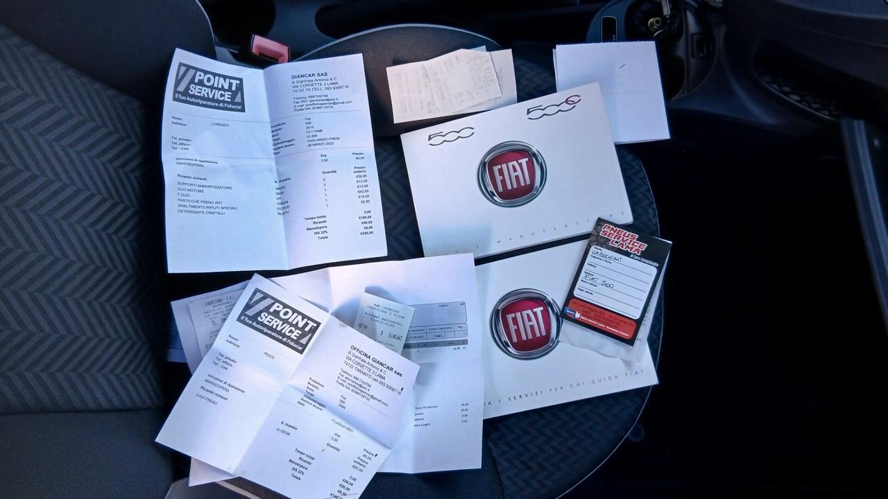 Fiat 500 1.2 EasyPower GPL Lounge KM. 67000 CERTIFICATI