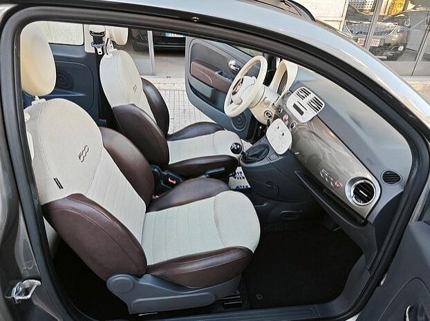 FIAT 500 Cabrio 1.2 Benzina *PELLE* - 2013