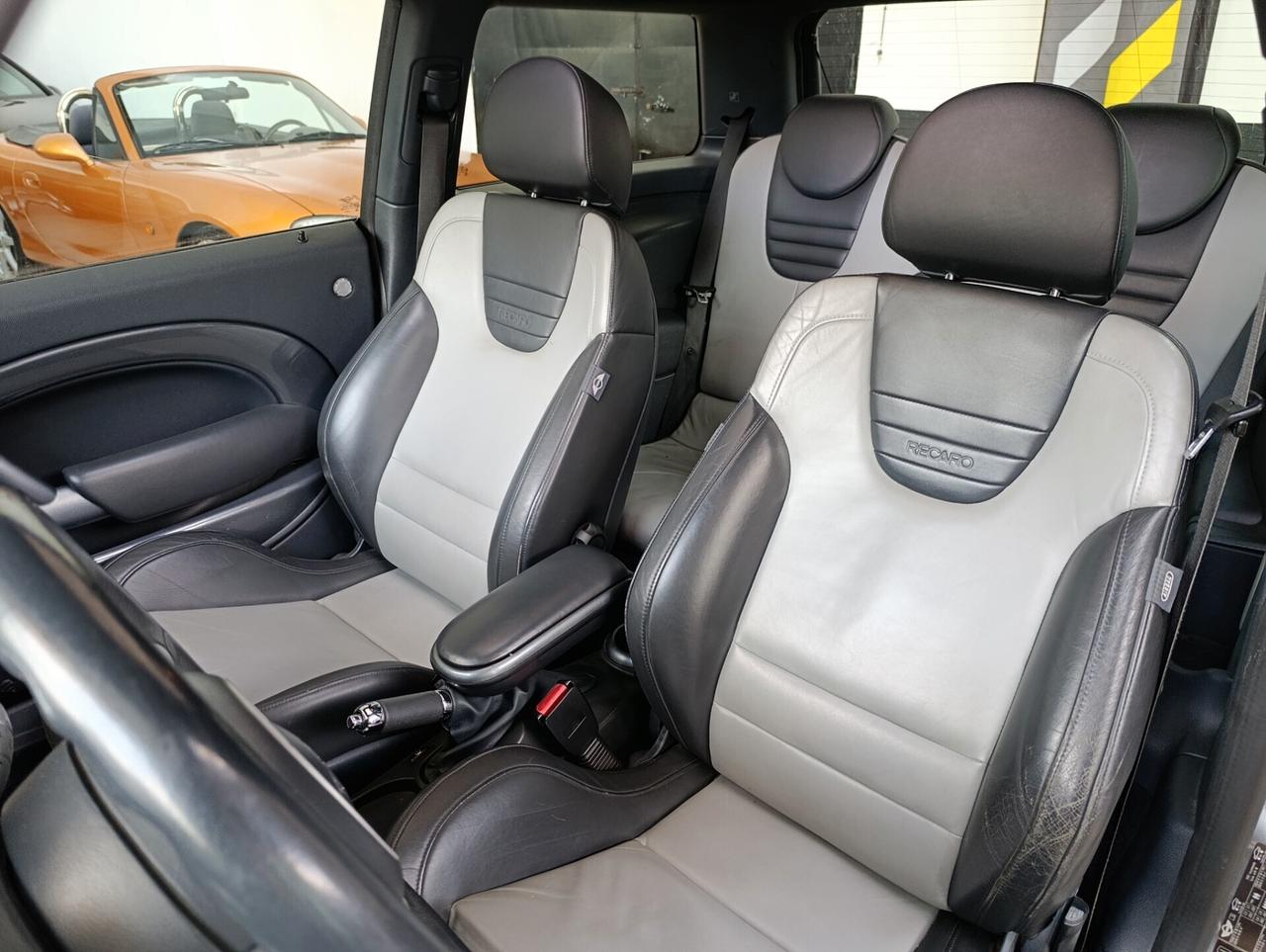 MINI COOPER S 1.6 R 53 JCW TETTO+RECARO PELLE+CERTIFICATO JCW--FULL OPTIONAL