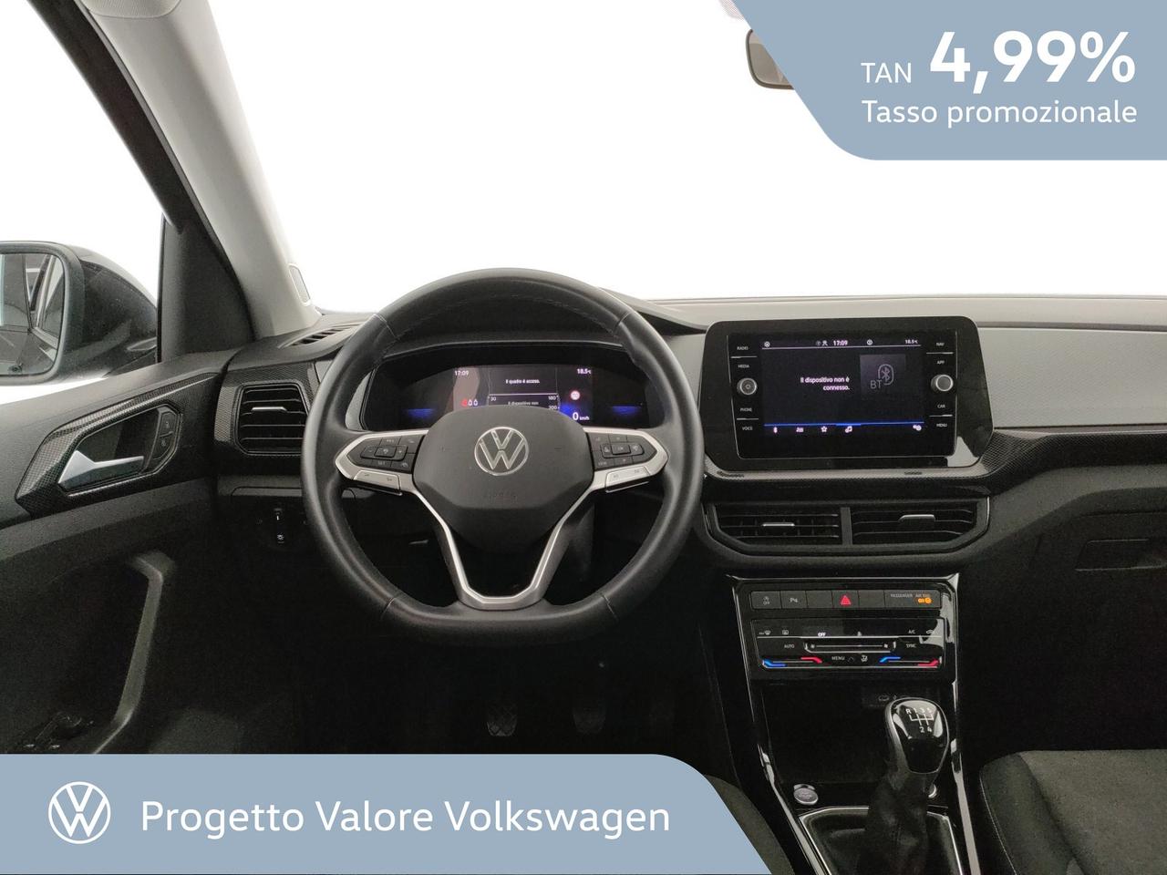 Volkswagen T-Cross 1.0 tsi life 95cv