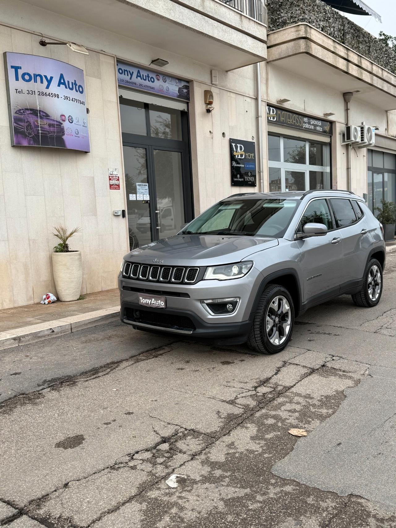 Jeep Compass 2.0 mjt Limited 4wd 140cv auto NAVI,BLUETHOOT,SENS.PARCHEGGIO,PELLE,FULL LED