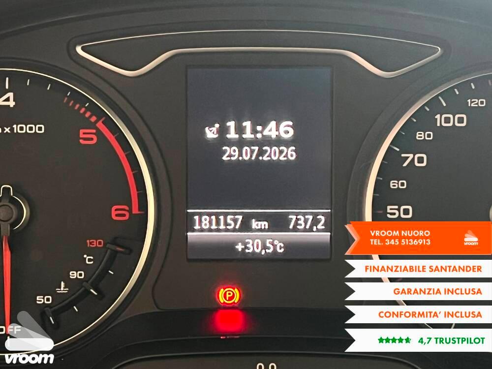 AUDI A3 3ª serie A3 2.0 TDI quattro