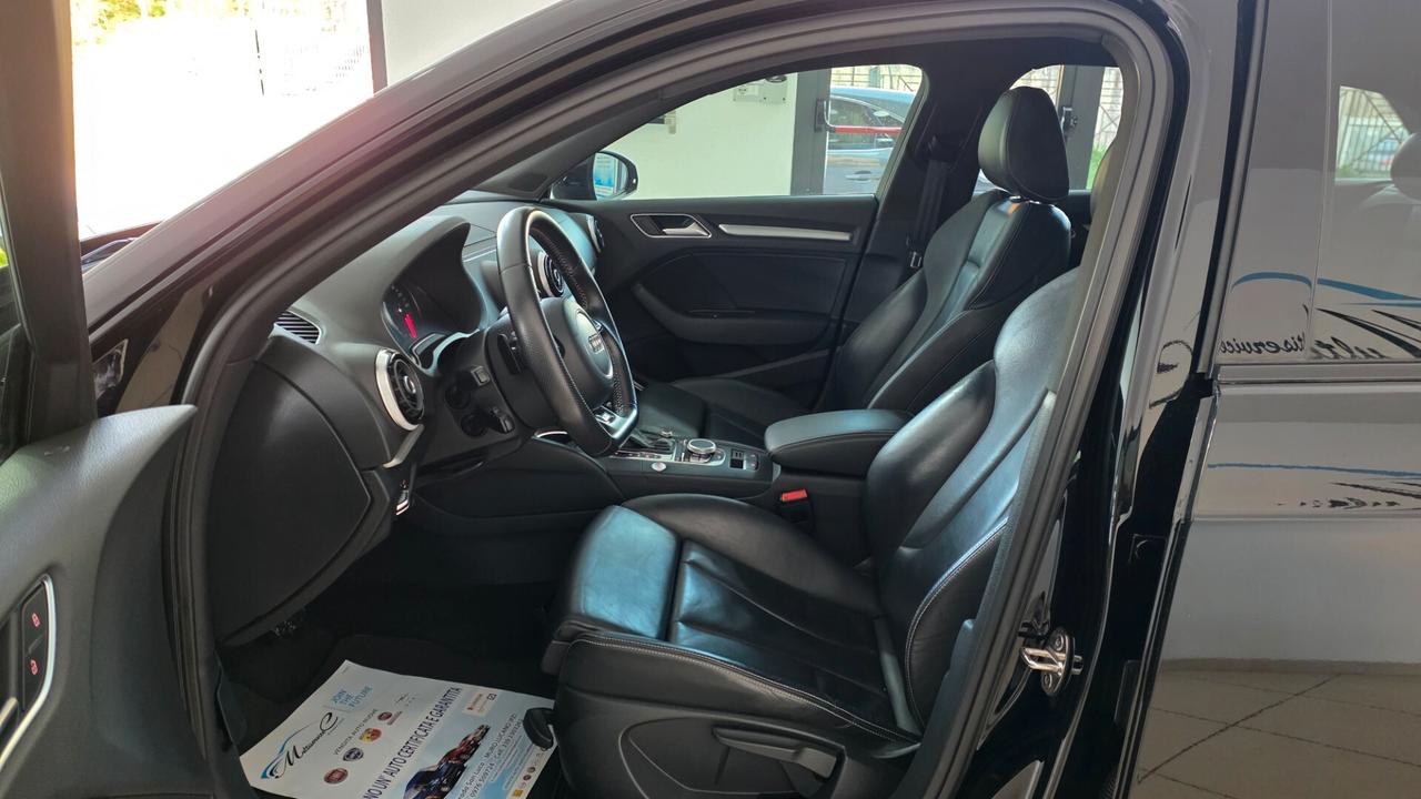 Audi A3 SPB 2.0 TDI 184 CV S tronic S Line quattro TETTO