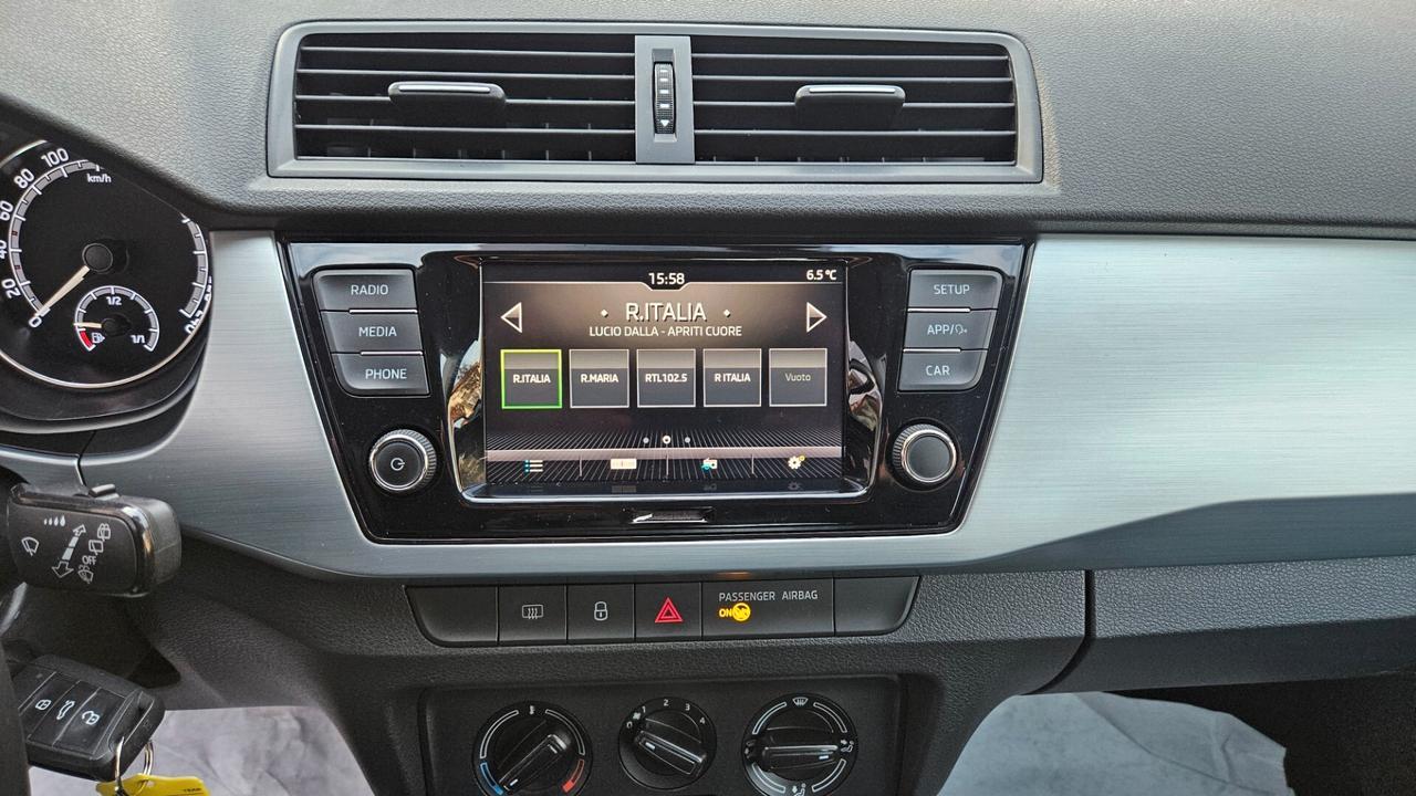 Skoda Fabia 1.0 mpi Business 75cv CRUISE-SENSORI-