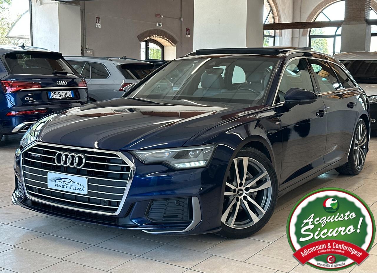 AUDI A6 AVANT 40TDI QUATTRO S-LINE S-TRONIC *TETTO*CARPLAY*CAMERA*