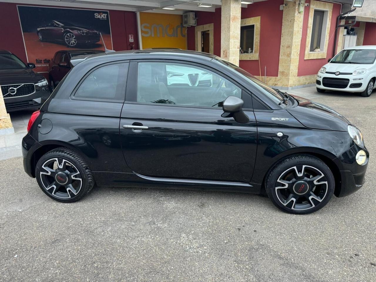 Fiat 500 1.0 Hybrid Sport cockpit tetto