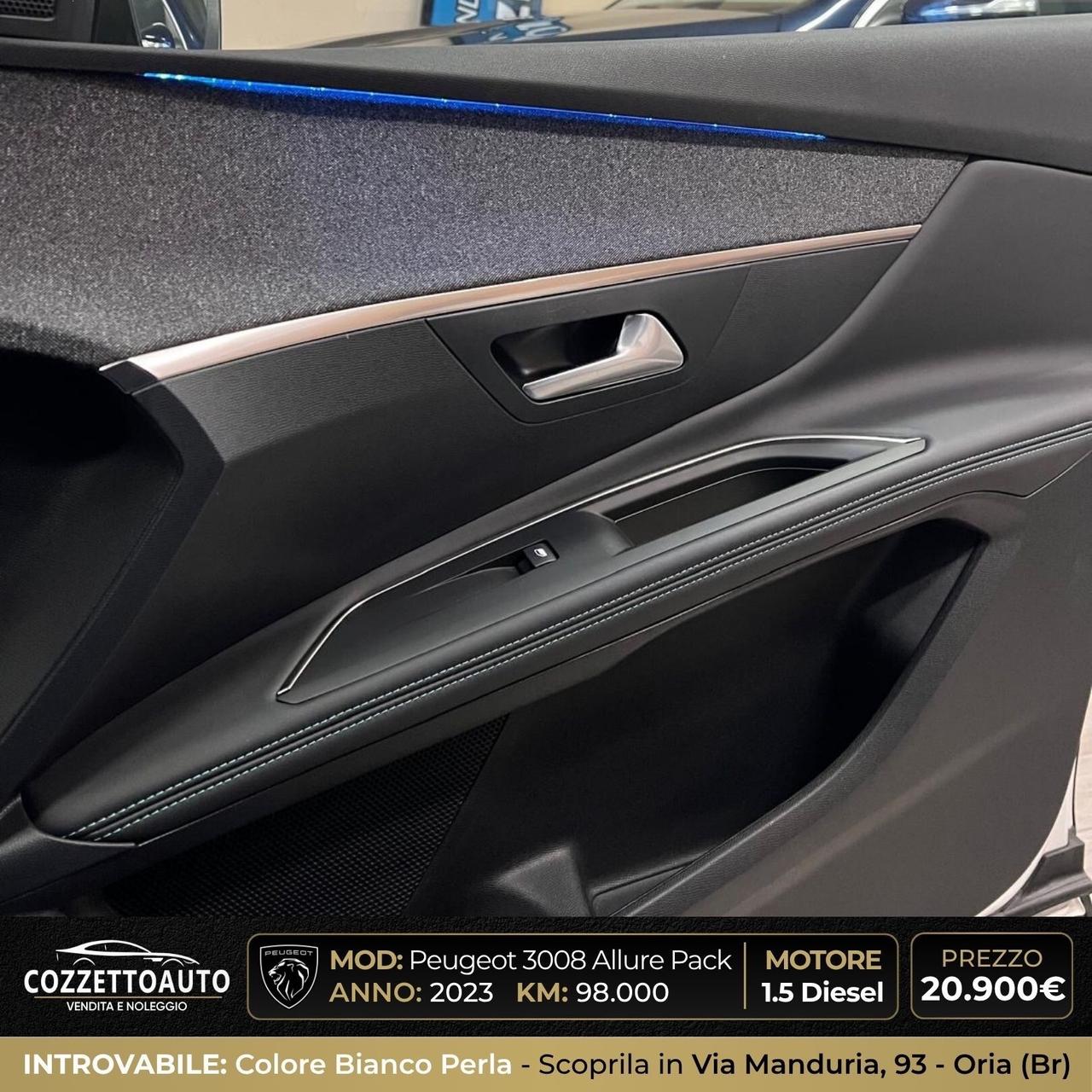 Peugeot 3008 Bianco Perla EAT8 Allure Pack