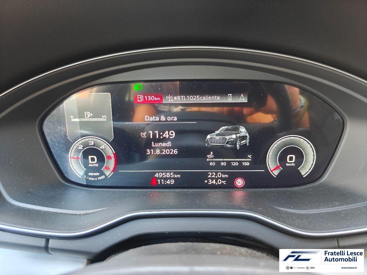 AUDI - Q5 Sportback 40 2.0 tdi mhev 12V S line quattro s tronic (Pronta Consegna !!!)