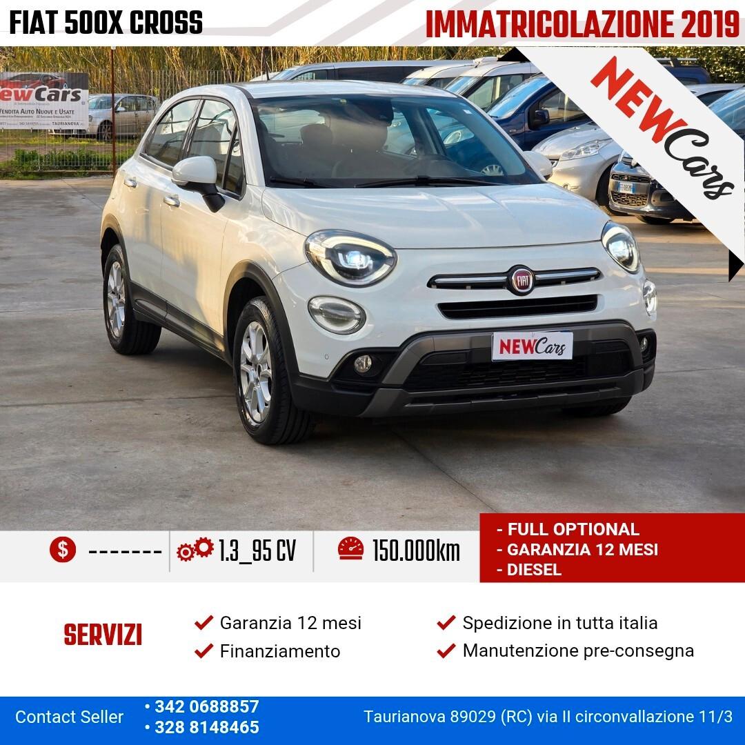 Fiat 500X 1.3 MultiJet 95 CV S-Design Cross