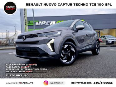 Renault Captur NUOVO techno TCe 100 GPL