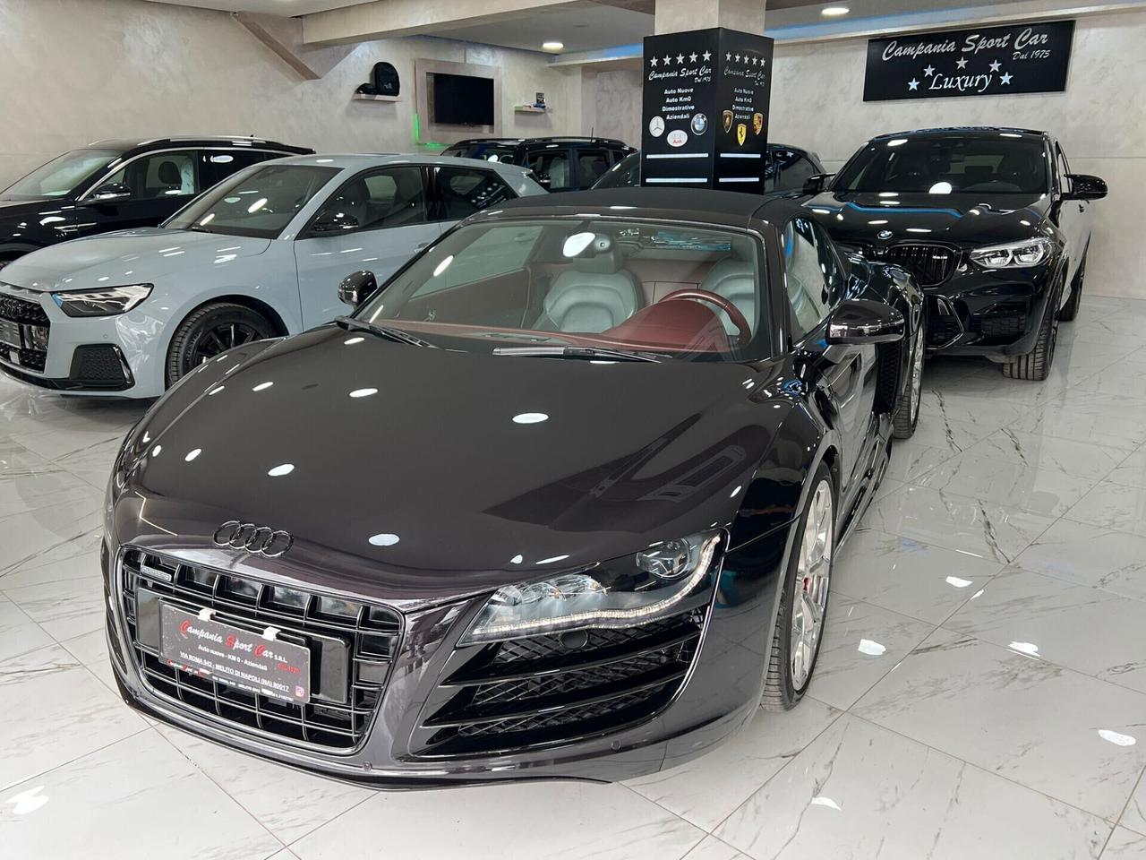 NUOVA AUDI R8 5.2 V10 FSI 525CV QUATTRO R-TRONIC CABRIO IDENTITY BLACK
