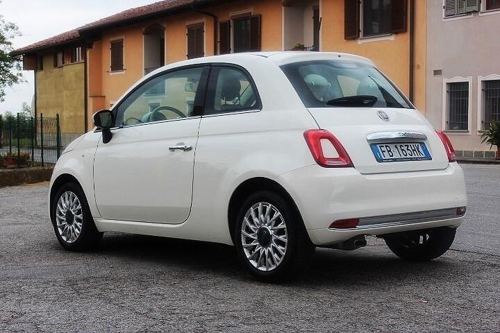 Fiat 500 1.2 Lounge 34000 KM PARI NUOVO 8 GOMME INVERNALI \ESTIVE TETTO PANOR. CLIMA RADIO CERCHI LEGA