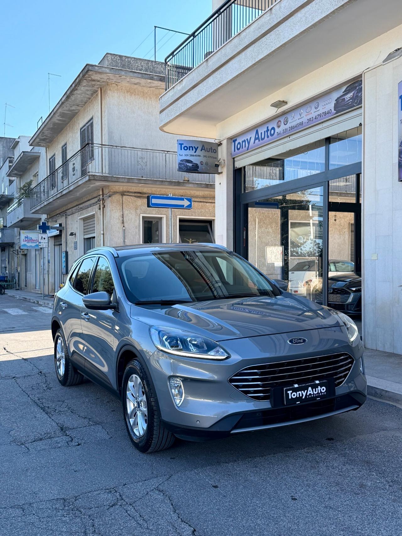 Ford Kuga 1.5 ecoblue Titanium 120cv NAVI,SENSORI DI PARCHEGGIO,BLUETOOTH,KM CERTIFICATI!