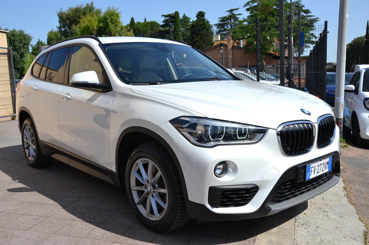 Bmw X1 20D 190CV AUTOM. **PELLE-LED-PDC-NAV**UNIPRO'**
