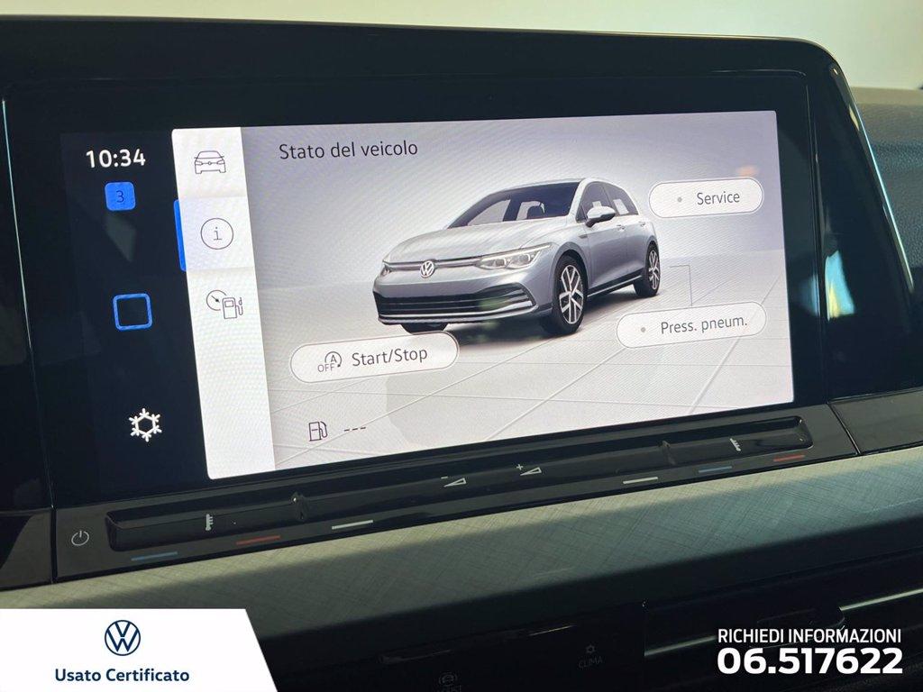 VOLKSWAGEN Golf 1.5 etsi evo life 150cv dsg del 2020