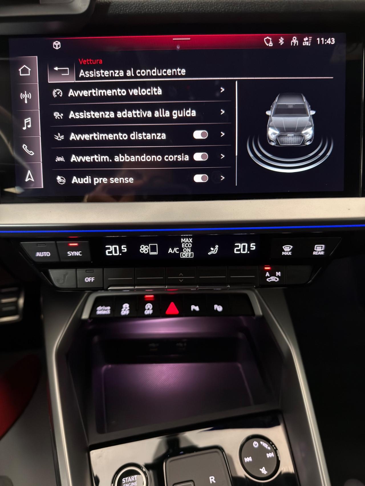 Audi A3 SPB 35 TFSI S tronic line edition Identity Black