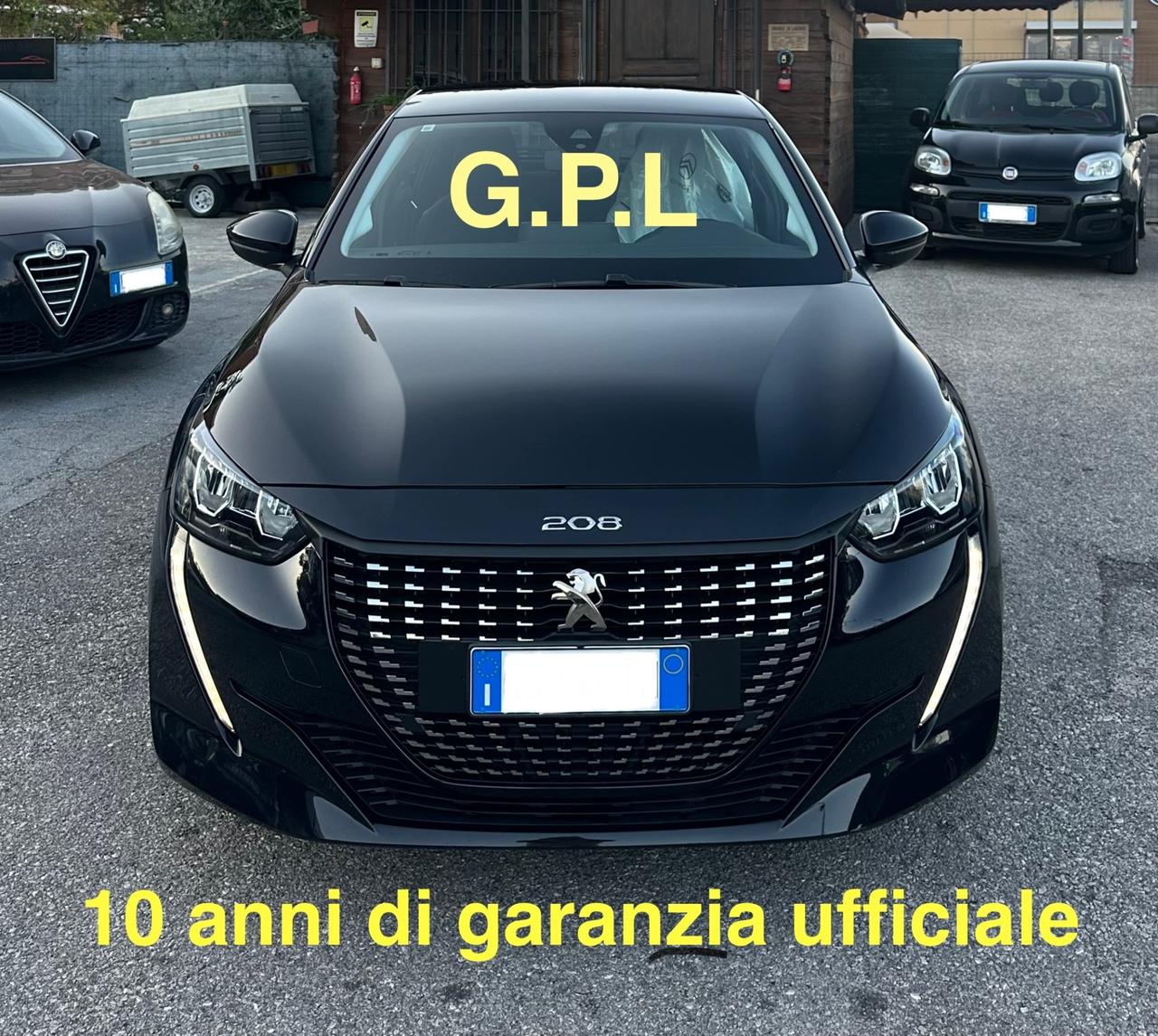 Peugeot 208 PureTech Allure 2022 garanzia 10 Anni