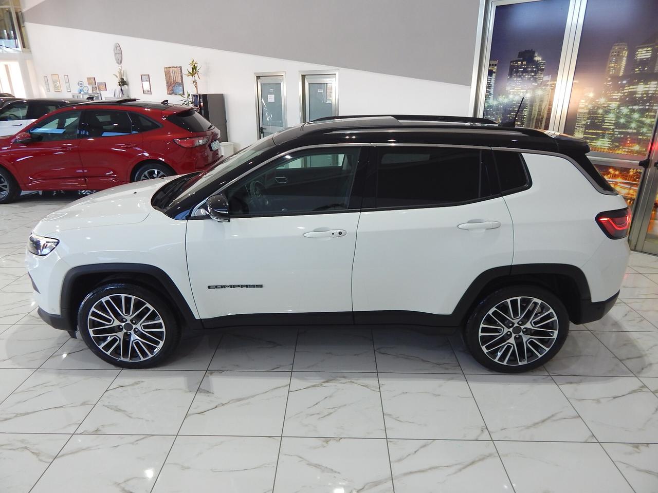 Jeep Compass 1.6 mjt Limited 130cv TETTO-NAVI-PELLE-PARK-LED