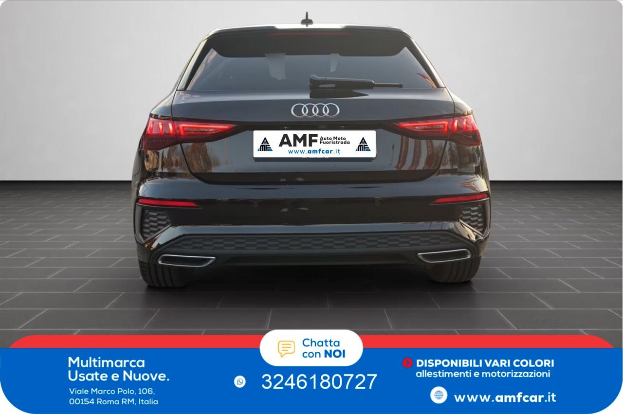 Audi A3 Sportback 40 TFSI e S-Line *Navi*Telecamera*ACC*