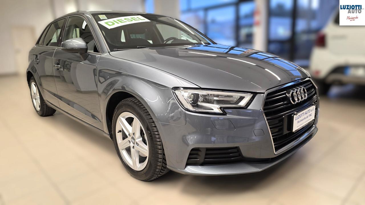 Audi A3 SPORTBACK 1.6 TDI BUSINESS - UNICO PR.