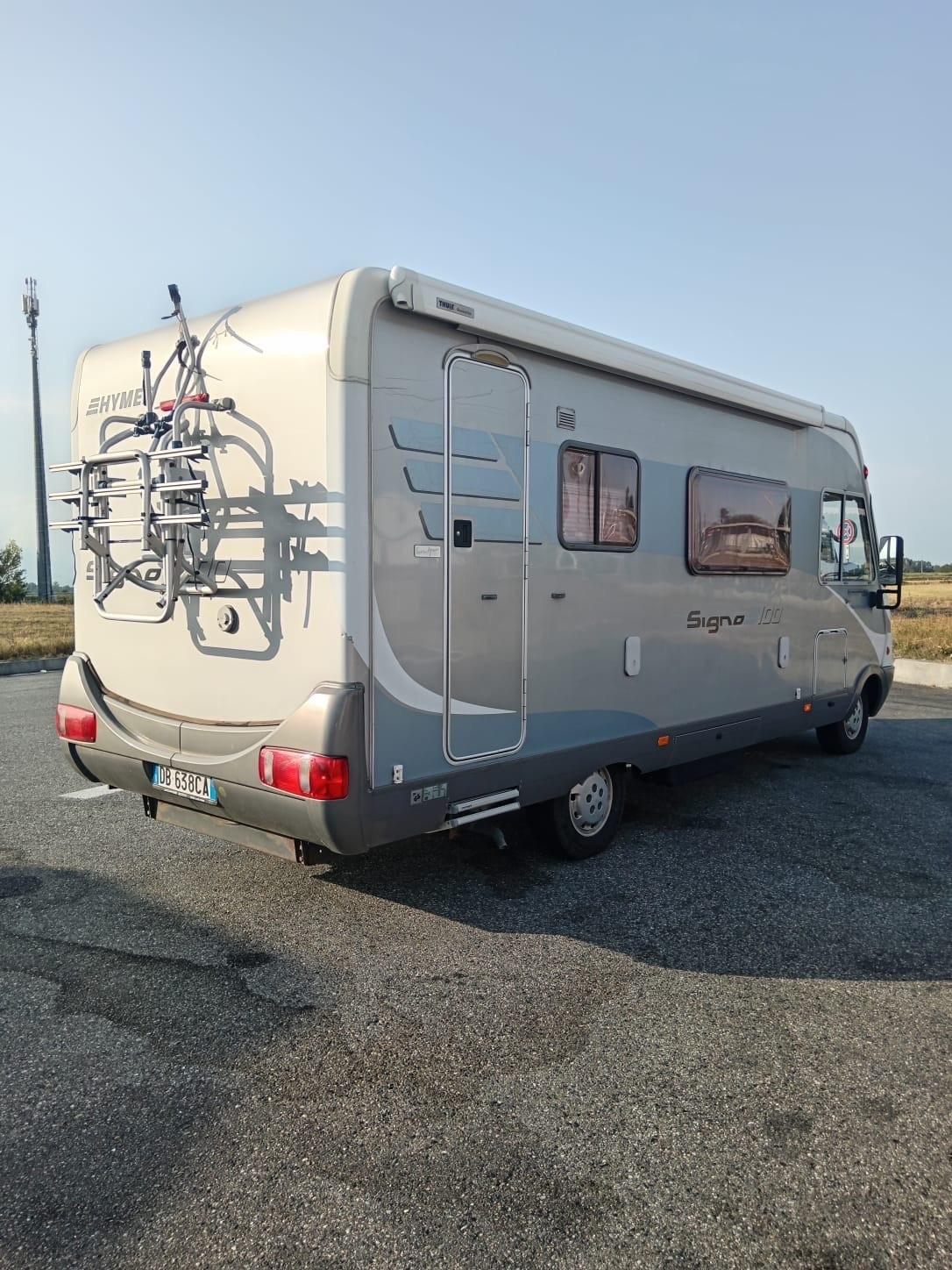 HYMER SIGNO 100 DEL 06 UNI PRO WEBASTO aria ACCESSORIATO IN SALDO