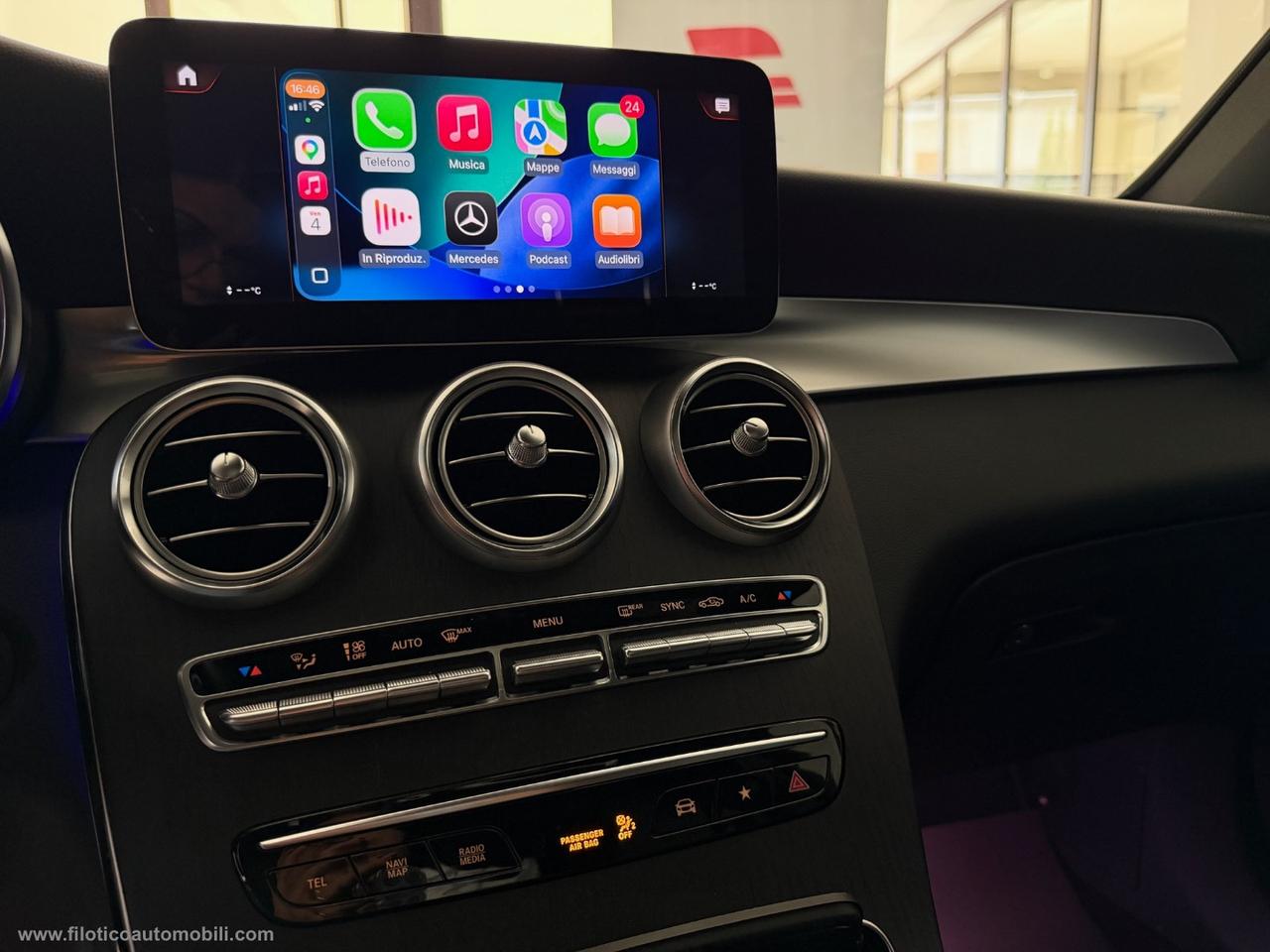 MERCEDES-BENZ GLC 300 d 4Matic Coupé Premium Plus TETTO APRIBILE- GANCIO TRAINO - LUCI AMBIENT