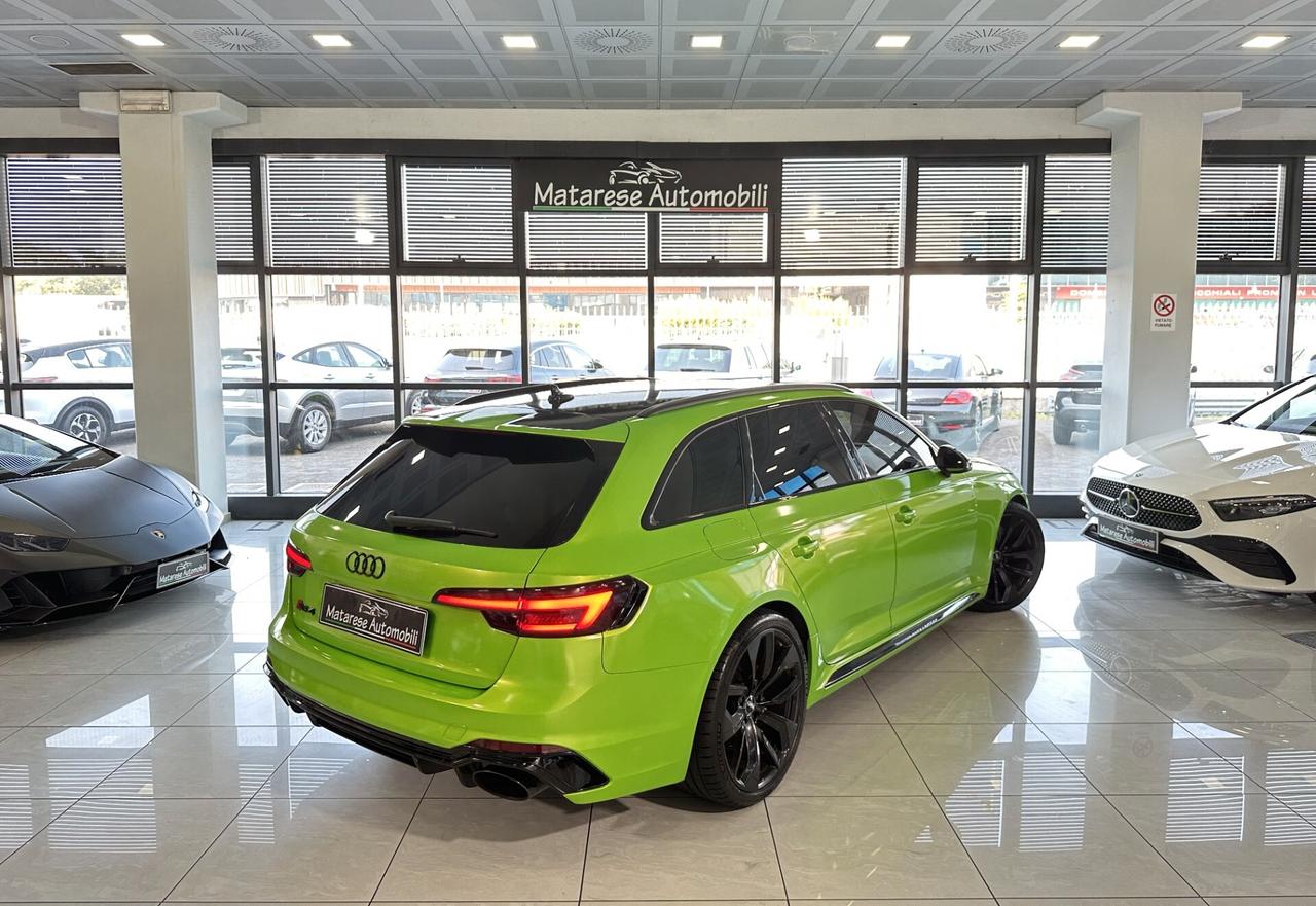 Audi RS4 2.9cc 450cv SediliMassaggianti Matrix B&O Radar TagliandiAudi WRAPPING