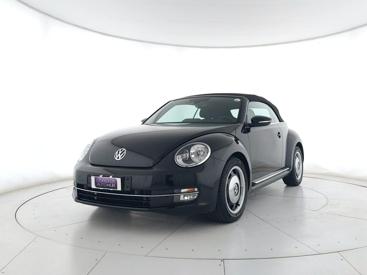 VOLKSWAGEN Maggiolino Cabrio 2.0 tdi bm Design 110cv NEOPATENTATI+C17"