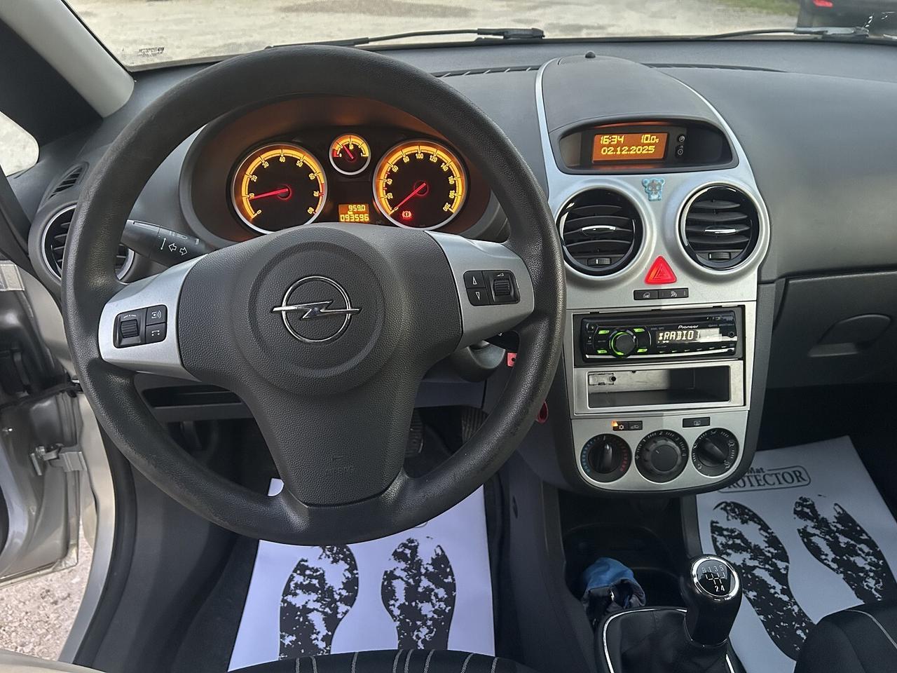 OPEL CORSA 1.2 80CV BNZ/GPL UNICO P. SOLI 93.000KM