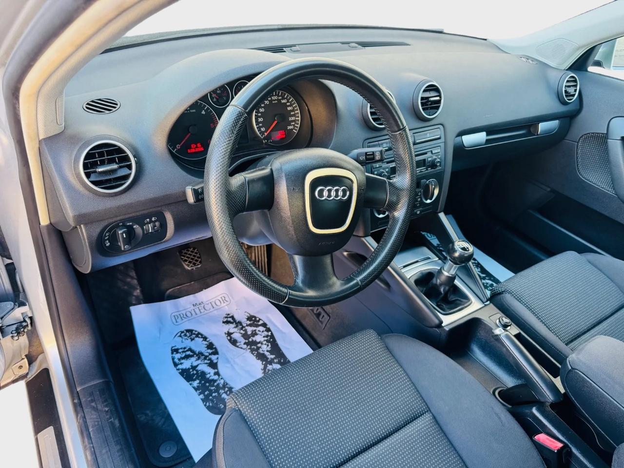Audi A3 SPB 1.9 TDI anno 2008 ottimo stato garanzia 12 mesi