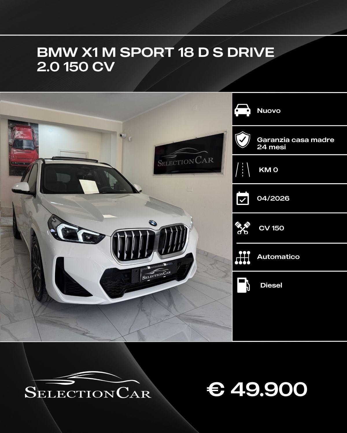 Bmw X1 sDrive 18d Msport