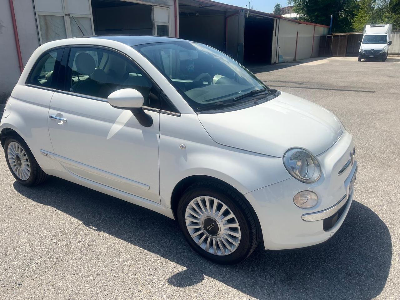 Fiat 500 lounge-1.2 gpl- km 125000-2008
