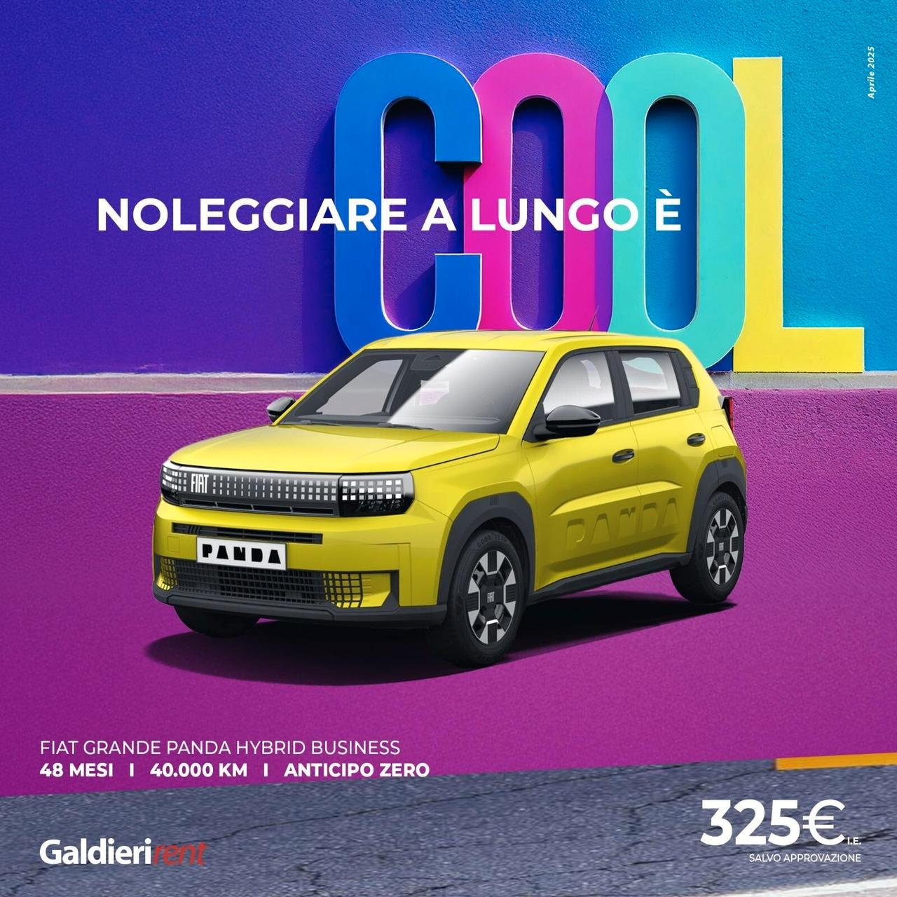 Fiat New Panda GRANDE PANDA Hybrid Business| 2025 CANONI IVA ESCLUSA - ANCHE CON ANTICIPO ZERO