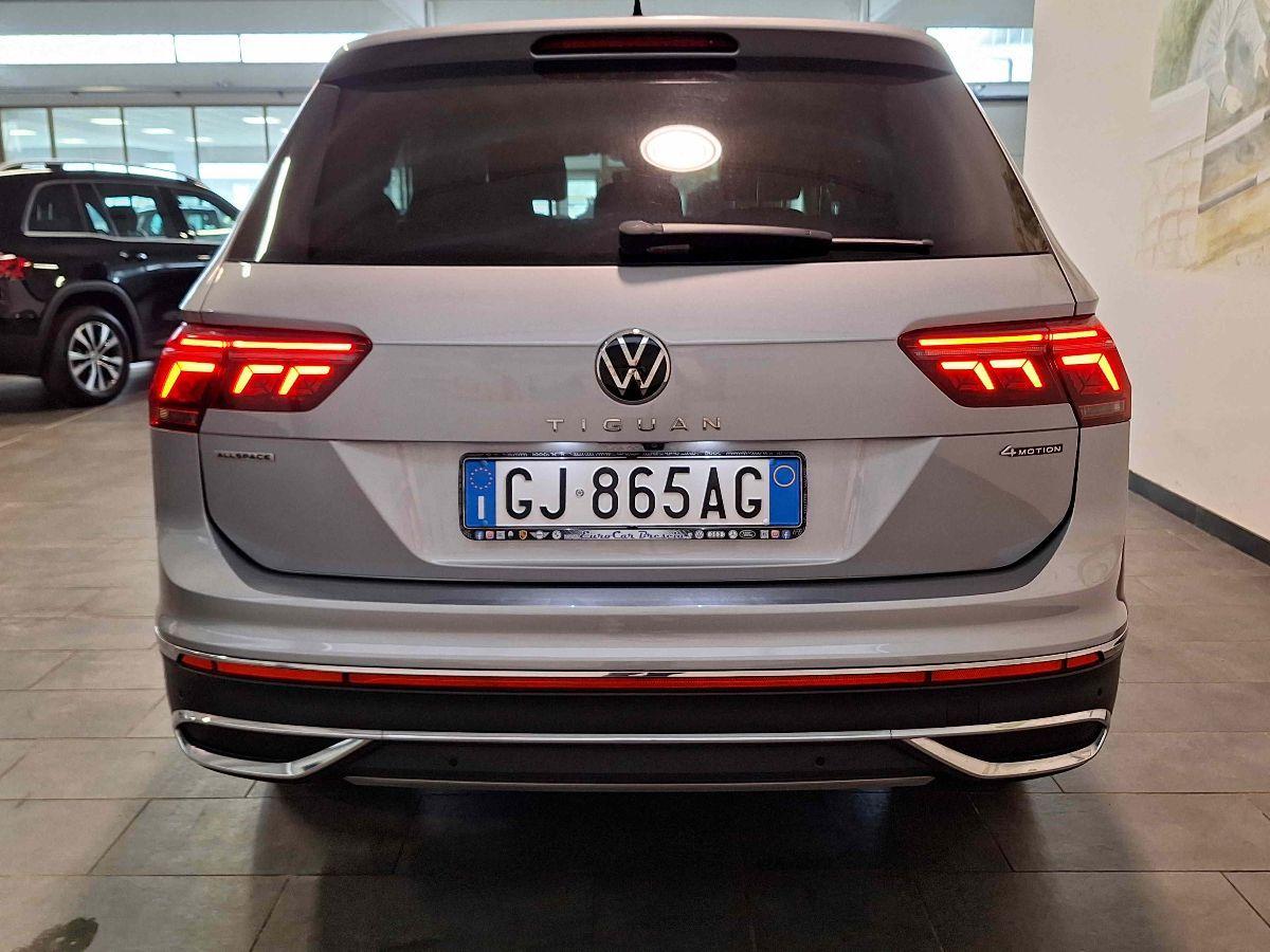 VOLKSWAGEN - Tiguan Allspace 2.0 tdi Elegance 4motion 150cv 7POSTI DSG - GAR24M- MATRIX- COCKPIT PRO