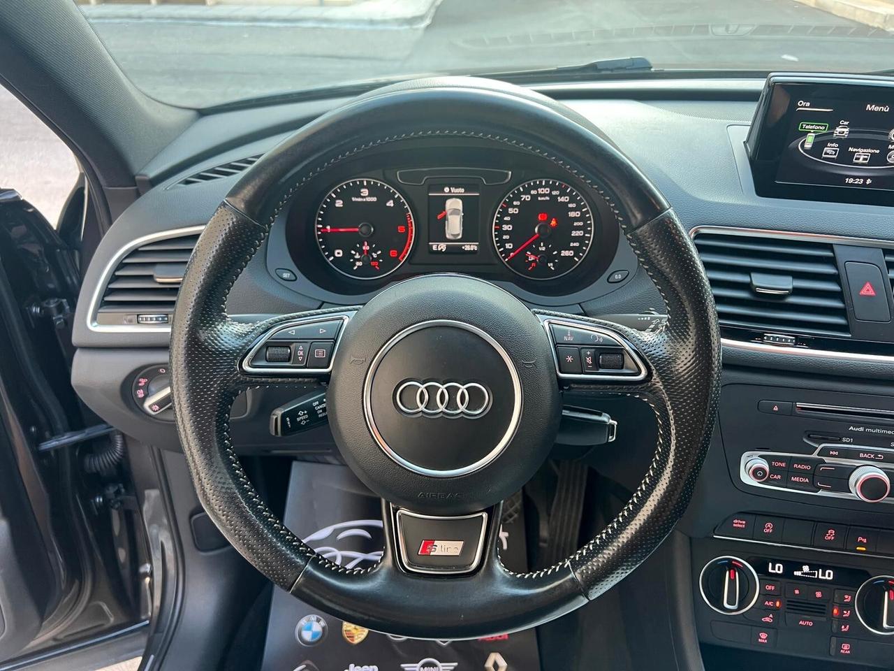 AUDI Q3 S-LINE 2.0 TDI 150CV PELLE NAVI CRUISE ANNO 2017