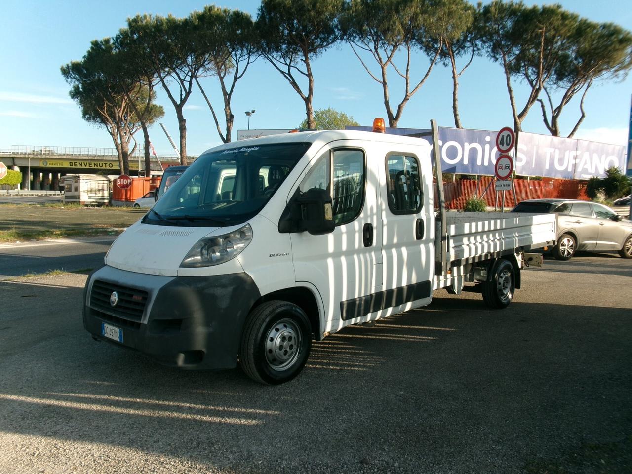 Fiat Ducato 3000 160CV DOPPIA CABINA 7 POSTI CASSONE FISSO 3.50 METRI