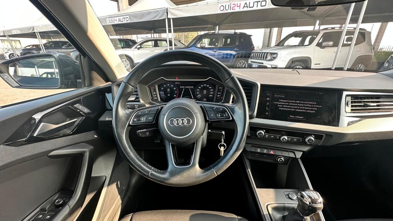Audi A1 SPB 30 TFSI S tronic line edition UNICO PROPRIETARIO KM CERTIFICATI