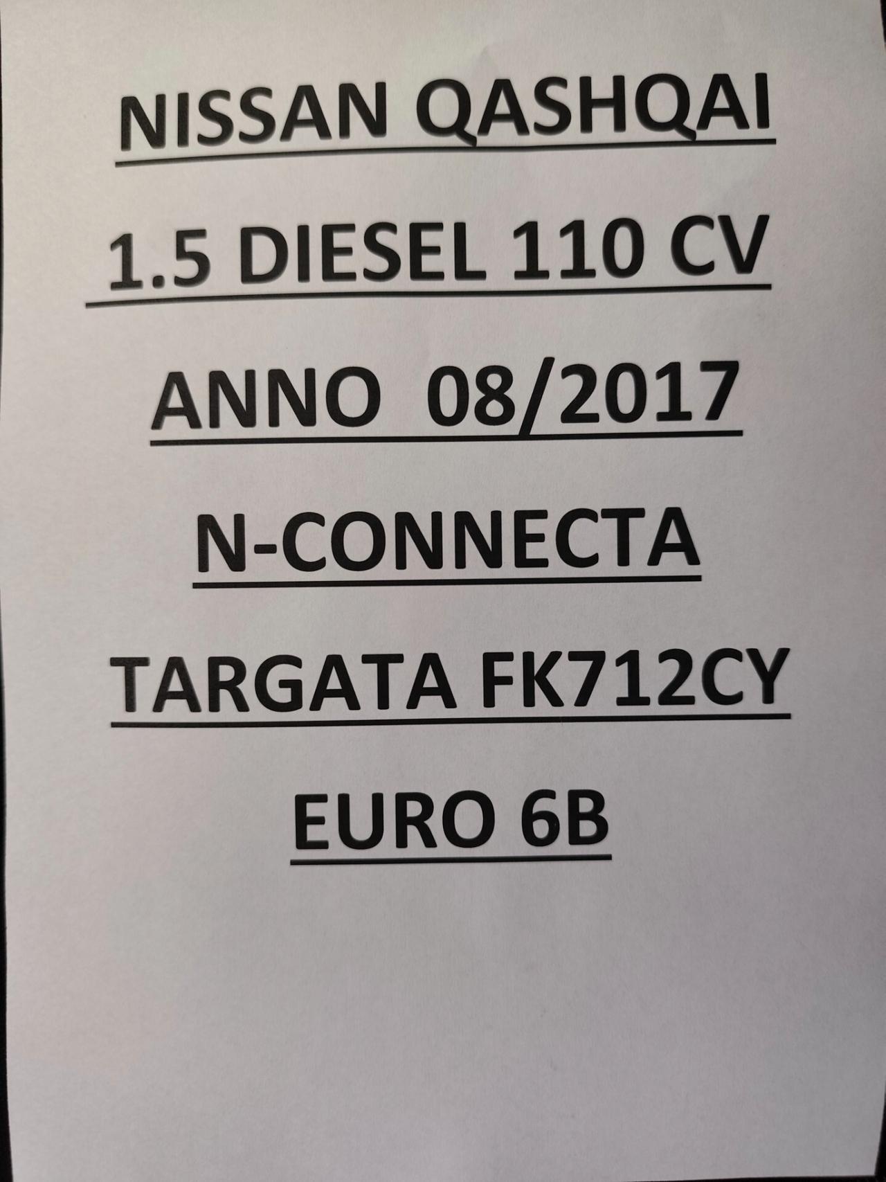 Nissan Qashqai 1.5 dCi 110cv TETTO E CAMERA