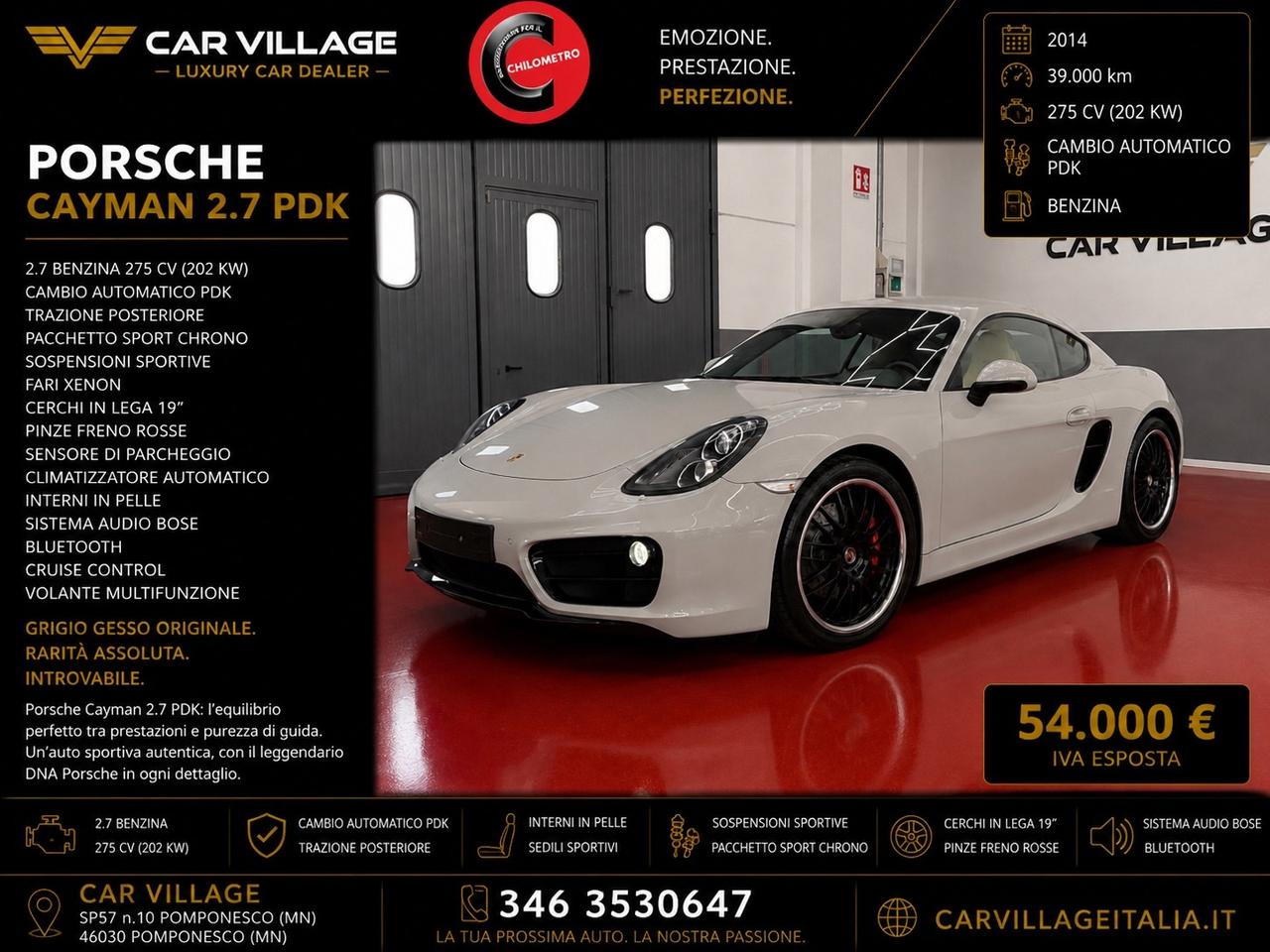 Porsche Cayman 2.7pdk