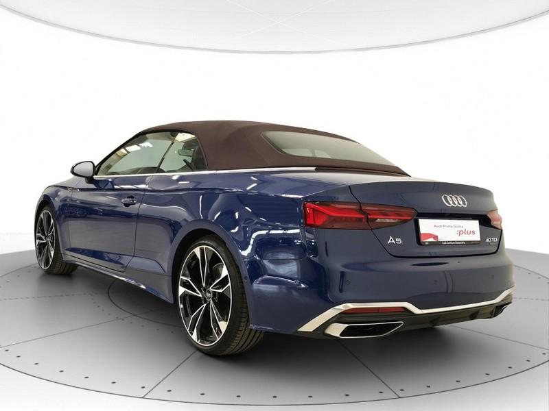 Audi A5 cabrio 40 2.0 tdi mhev s line edition quattro 204cv s-tronic