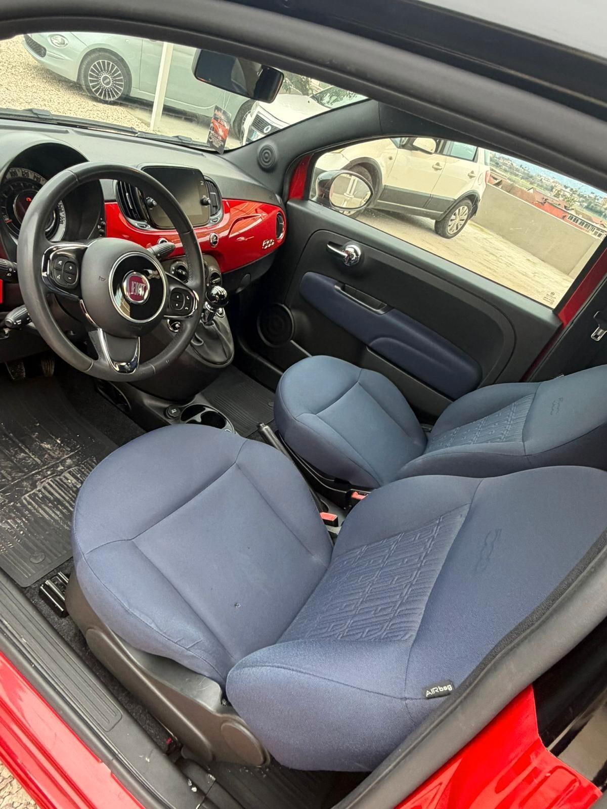 Fiat 500 1.0 Hybrid Red