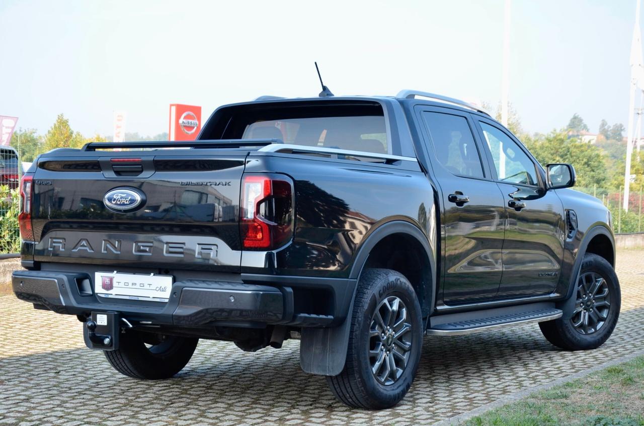 FORD RANGER 2.0 ECOBLUE DOPPIA CABINA WILDTRAK AWD 205cv AUTO, PREZZO IVA ESCLUSA, UNICOPROPRIETARIO, GARANZIA FORD 1/27, PARI AL NUOVO, UFF ITALIANA, PERMUTE