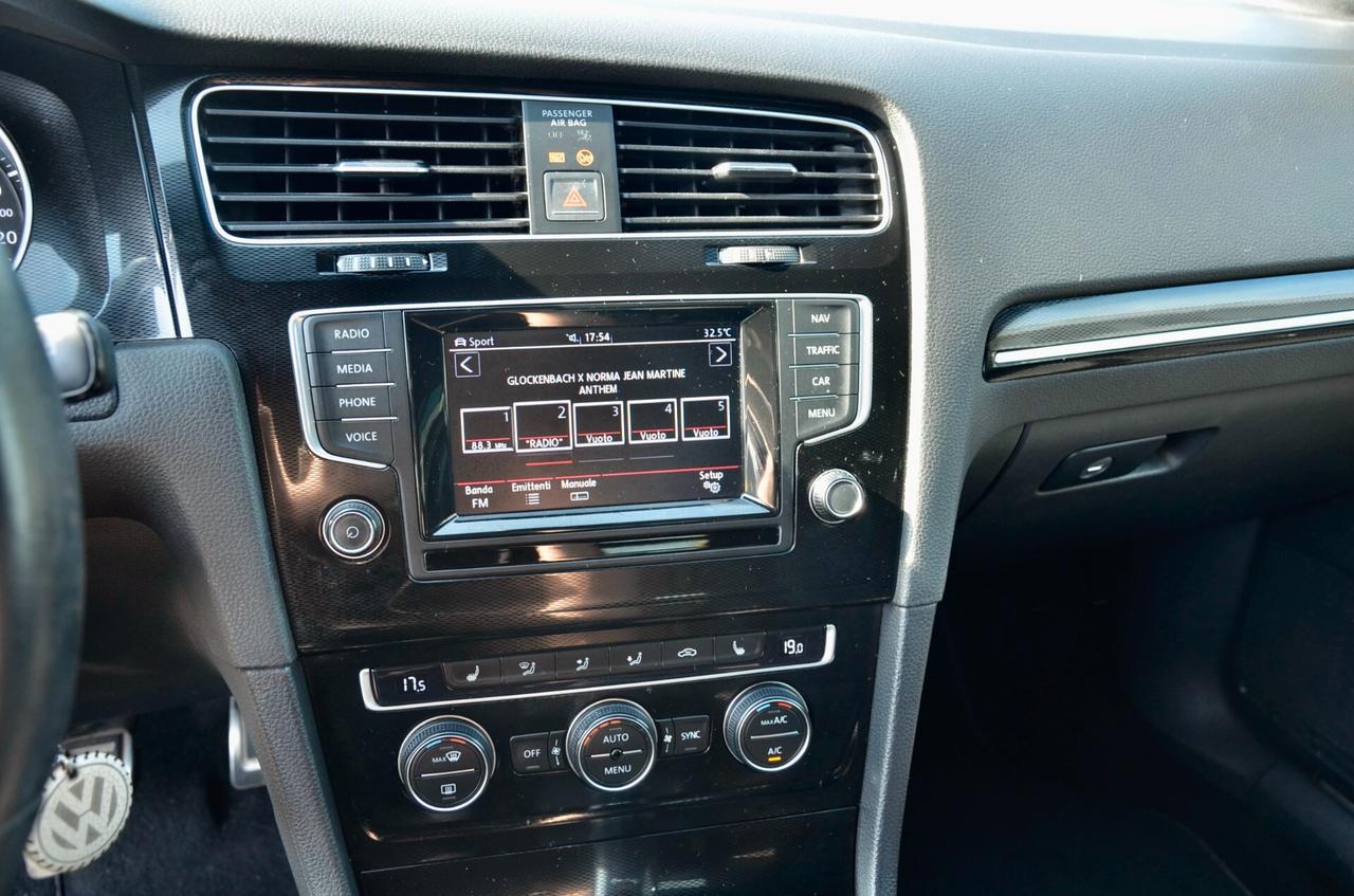 VOLKSWAGEN GOLF 5p 2.0 TDI GTD SPORT&SOUND 184cv, HI-FI DYNAUDIO, DRIVE MODE, XENO, 18", PERMUTE