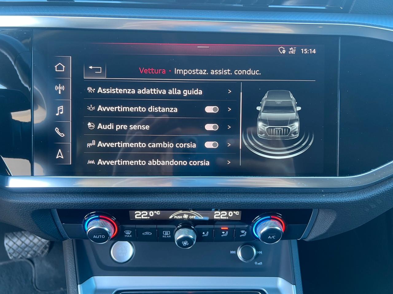 Audi Q3 35 2.0 tdi 150cv Business s-tronic LED/VIRTUAL/ACC PERFETTA!!