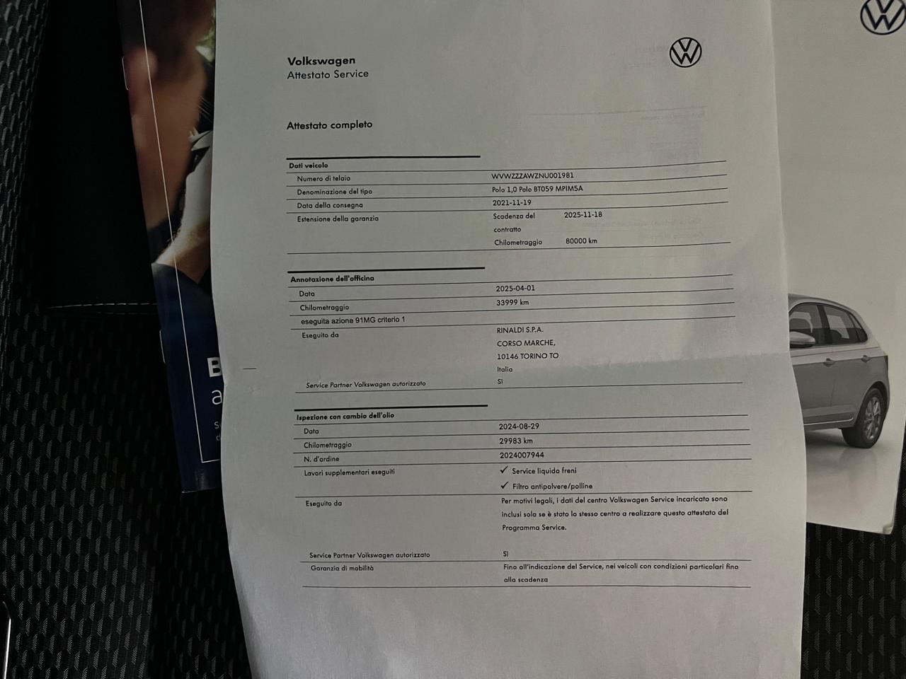 Volkswagen Polo 1.0 EVO